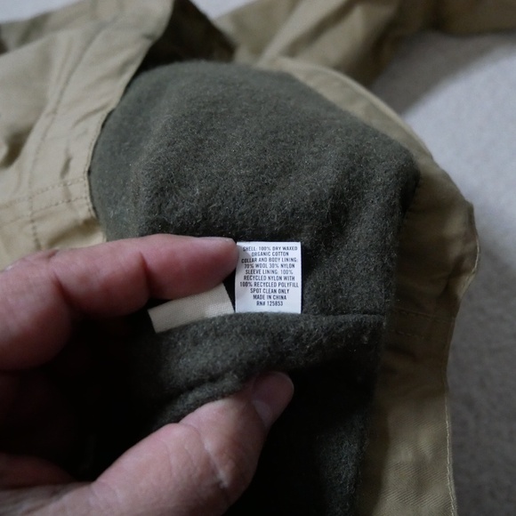 Taylor Stitch Deck Jacket in Khaki Dry Wax - Picture 8 of 8
